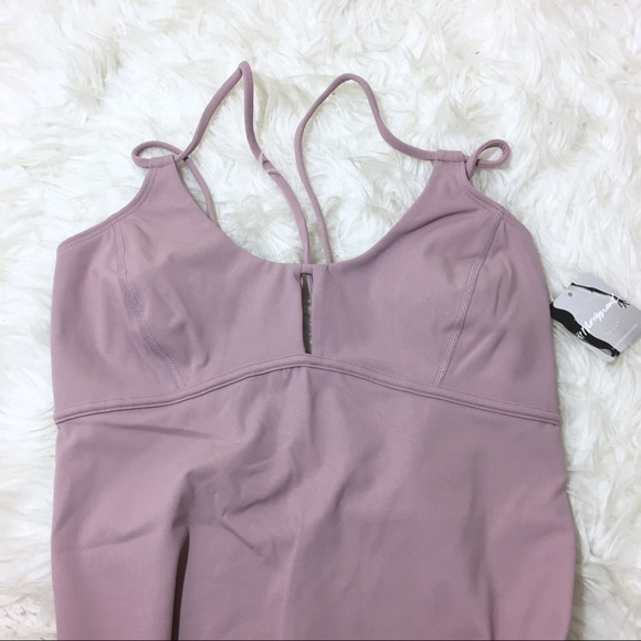 Free People Movement Glow One Piece Pink NWT $98 - Picture 2 of 6